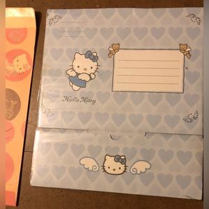 New Vintage Sanrio Hello Kitty Postal Envelope & Box